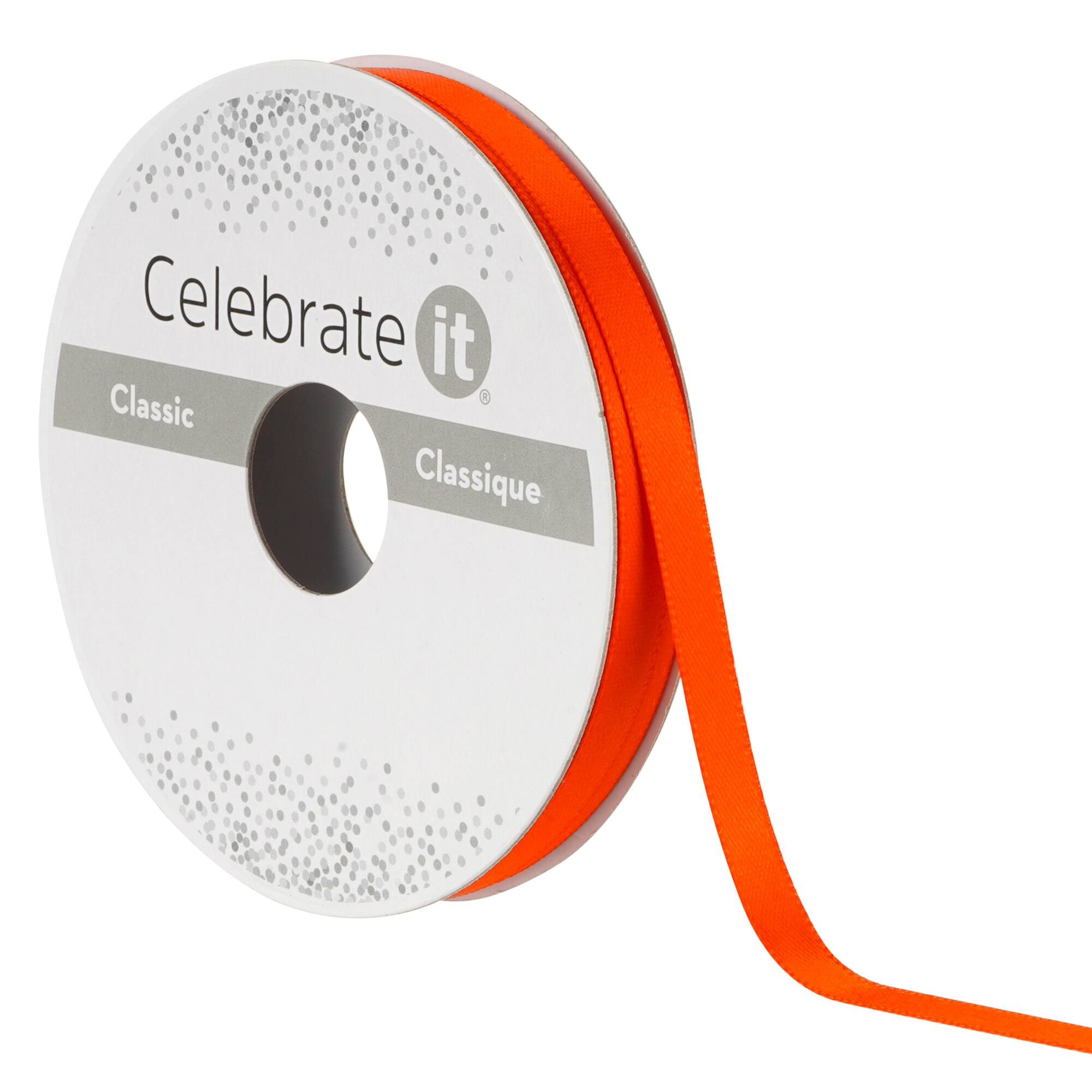 1/4" x 10yd. Satin Ribbon by Celebrate It